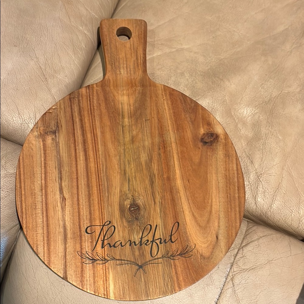 Wooden Thankful Cutting Board